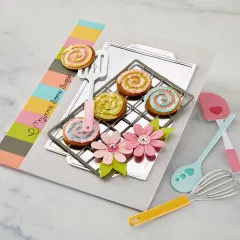 Spellbinders Etched Dies - Make It & Bake It - Cool It Cookie Rack