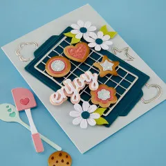 Spellbinders Etched Dies - Make It & Bake It - Cool It Cookie Rack