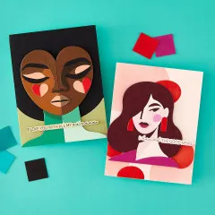 Spellbinders Etched Dies - All My Senses - Fragmented Gaze