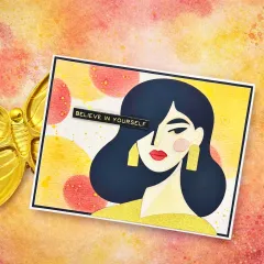 Spellbinders Etched Dies - All My Senses - Fragmented Gaze