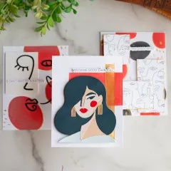 Spellbinders Etched Dies - All My Senses - Fragmented Gaze