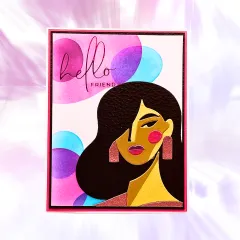 Spellbinders Etched Dies - All My Senses - Fragmented Gaze