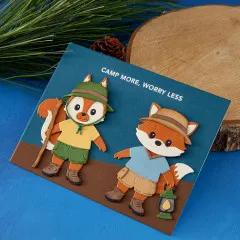 Spellbinders Etched Dies - Summer Camp - Camp Days by Allison Frazier