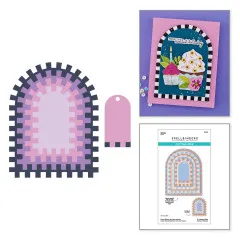 Spellbinders - Cutting Dies - Just Add Cake - Color Block Accent Arches