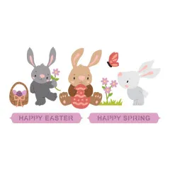 Simon Hurley - Cutting Dies - Happy Spring - Bunny Buddies