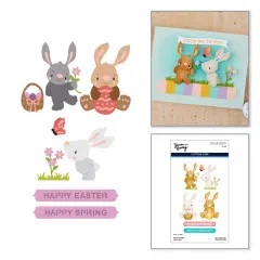 Simon Hurley - Cutting Dies - Happy Spring - Bunny Buddies