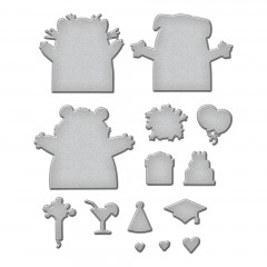 Spellbinders Etched Dies - Big Hugs