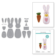 Spellbinders Etched Dies - Felt Carrot Companion