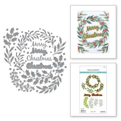 Spellbinders Etched Dies - Texture & Foliage - Seasonal Wreath Foliage