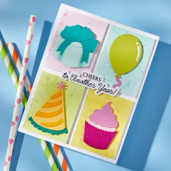 Spellbinders Etched Dies - Texture & Foliage - Seasonal Wreath Foliage