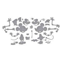 Spellbinders Etched Dies - Say Cheese Classic Mouse - Steamboat Willie Duo