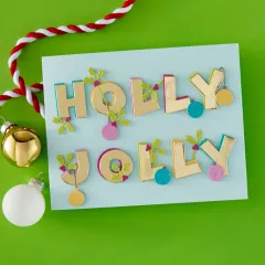 Spellbinders Etched Dies - Classic Mouse Christmas - Classic Mouse Holiday Wreath