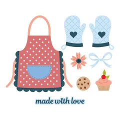 Spellbinders Etched Dies - Make It & Bake It - Made With Love