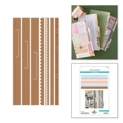 Spellbinders Etched Dies - Turn the Page - Keepsake Capsule Borders by Esther Glas