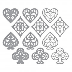 Spellbinders Etched Dies - Kaleidoscope Noble Suits