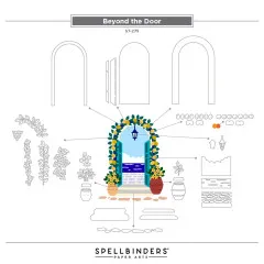 Spellbinders Etched Dies - La Dolce Vita - Beyond the Door