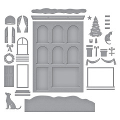 Spellbinders Etched Dies - City Holiday - City Holiday