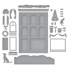 Spellbinders Etched Dies - City Holiday - City Holiday