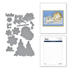 Spellbinders Etched Dies - Simon Hurley - Ho Ho Ho