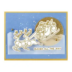 Spellbinders Etched Dies - Simon Hurley - Ho Ho Ho