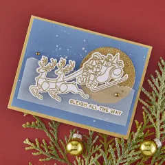 Spellbinders Etched Dies - Simon Hurley - Ho Ho Ho