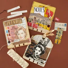 Spellbinders Etched Dies - Turn the Page - Torn Edges CardLab by Esther Glas