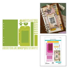 Spellbinders Etched Dies - Turn the Page - Keepsake Capsule Page by Esther Glas