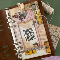 Spellbinders Etched Dies - Turn the Page - Keepsake Capsule Page by Esther Glas