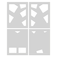 Hero Art - Layering Stencils - Very Merry - Tree