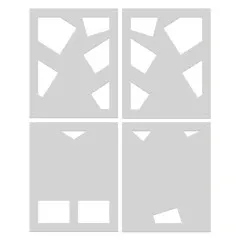 Hero Art - Layering Stencils - Very Merry - Tree