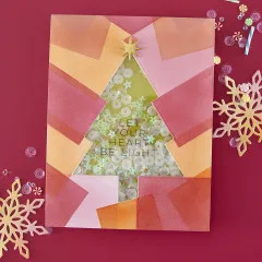 Hero Art - Layering Stencils - Very Merry - Tree
