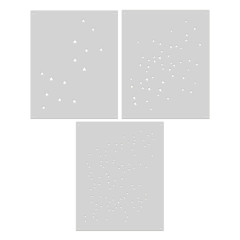 Hero Art - Layering Stencils - Hocus Pocus - Scattered Stars