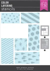 Hero Art - Layering Stencils - Best Gift Ever - Gorgeous Giftwrap