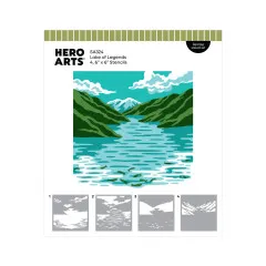 Hero Art - Layering Stencils - Don't Stop Believing - Lake of Legends