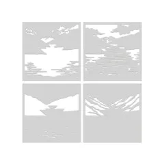 Hero Art - Layering Stencils - Don't Stop Believing - Lake of Legends