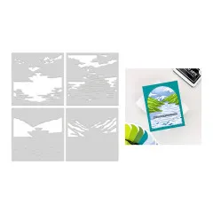Hero Art - Layering Stencils - Don't Stop Believing - Lake of Legends