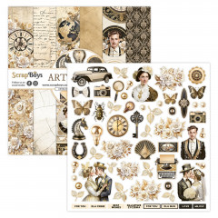 ScrapBoys - 12x12 Paper Pad - Art Decoria