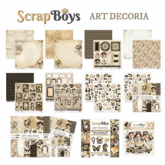 ScrapBoys - 12x12 Paper Pad - Art Decoria