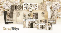 ScrapBoys - 12x12 Paper Pad - Art Decoria