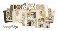 ScrapBoys - 12x12 Paper Pad - Art Decoria