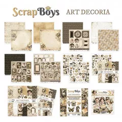 ScrapBoys - 8x8 Paper Pad - Art Decoria