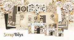 ScrapBoys - 8x8 Paper Pad - Art Decoria