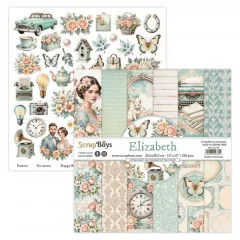 ScrapBoys - 12x12 Paper Pad - Elizabeth