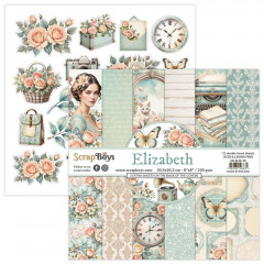 ScrapBoys - 8x8 Paper Pad - Elizabeth