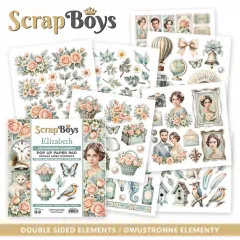 ScrapBoys - 6x6 POP UP Paper Pad - Elizabeth