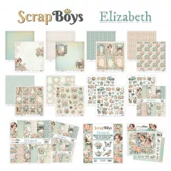 ScrapBoys - 6x6 POP UP Paper Pad - Elizabeth