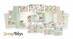 ScrapBoys - 6x6 POP UP Paper Pad - Elizabeth