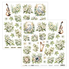 ScrapBoys - 12x12 Paper Pad - Flowers Melody