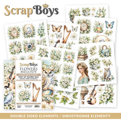 ScrapBoys - 6x6 POP UP Paper Pad - Flowers Melody