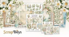 ScrapBoys - 6x6 POP UP Paper Pad - Flowers Melody